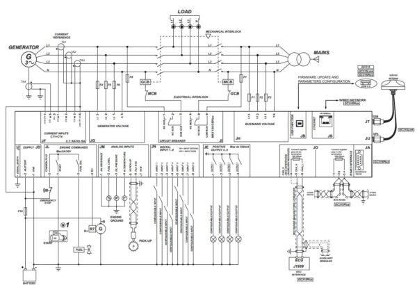 Sices generator controller manual with diagram configuration