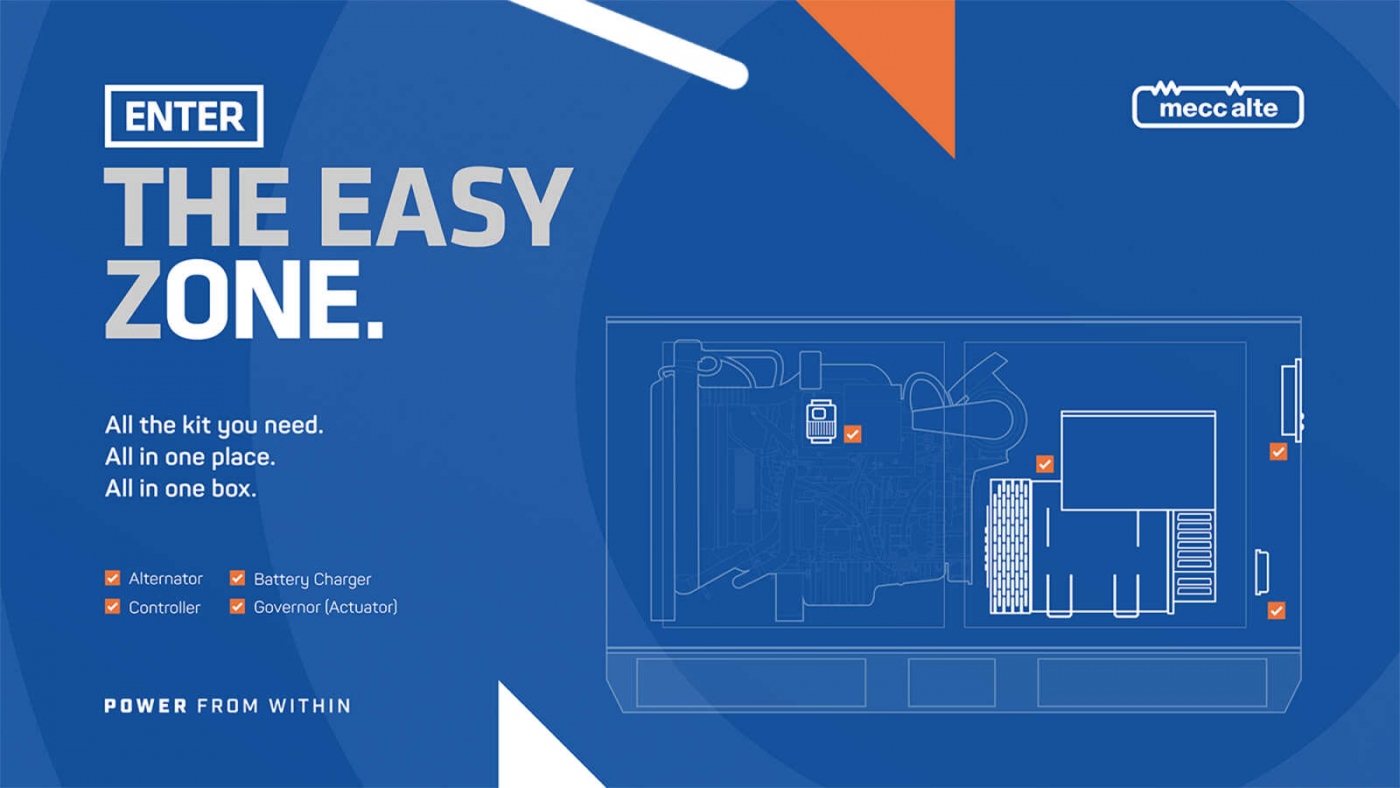 Mecc Alte package governor, battery charger, controller
