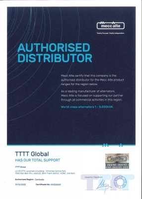 TTTT Distributor Certificate