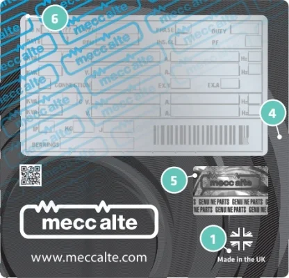 Cảnh báo củ phát điện Trung Quốc giả mạo Mecc Alte trên thị trường mecc alte genuine alternator 3