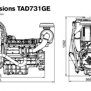 Volvo Penta TAD731GE - Động cơ diesel cho máy phát điện 150kva tad731ge_optimized