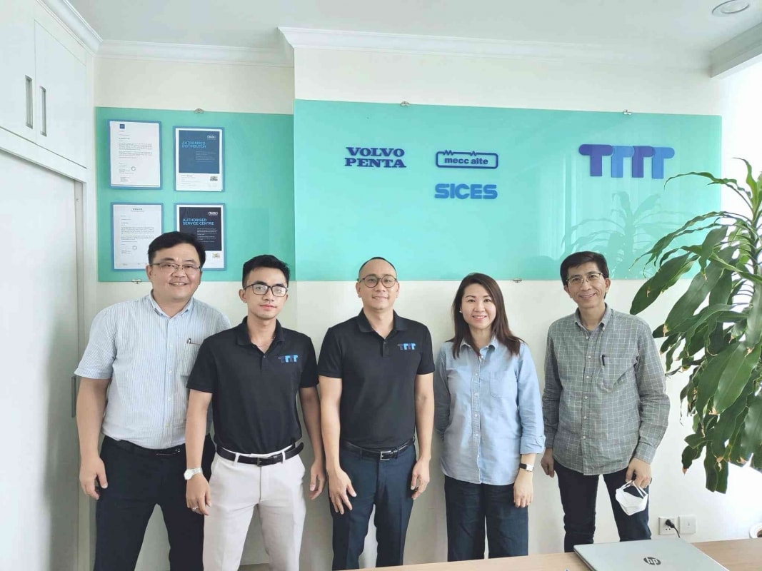 Volvo Penta engine, Spare parts visited TTTT Global in 2022