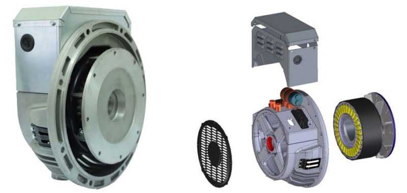 Cấu tạo và đặc điểm kỹ thuật của đầu phát điện Mecc Alte Mecc Alte