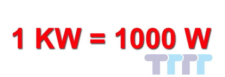 1kw bằng bao nhiêu w TTTT 2