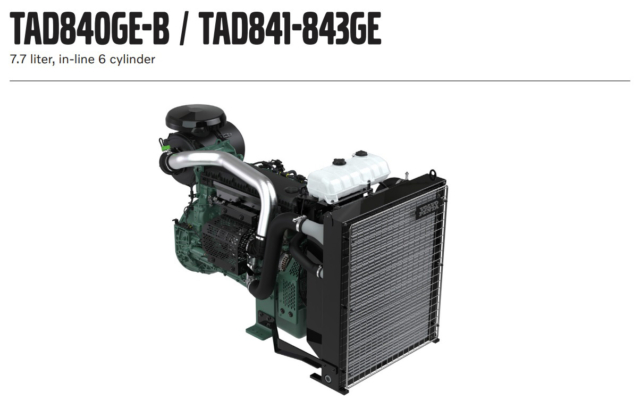 Volvo Penta TAD840GE-B engine - 200kva / 220kva generator volvo-penta-tad840ge-b-1