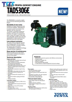 TAD530GE pdf: Learn More About Generator Engines Introduction to TAD530GE generator engine document pdf