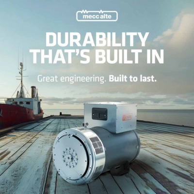 Mecc Alte dynamo reaches DNV and BV standards dau phat dien mecc alte 2