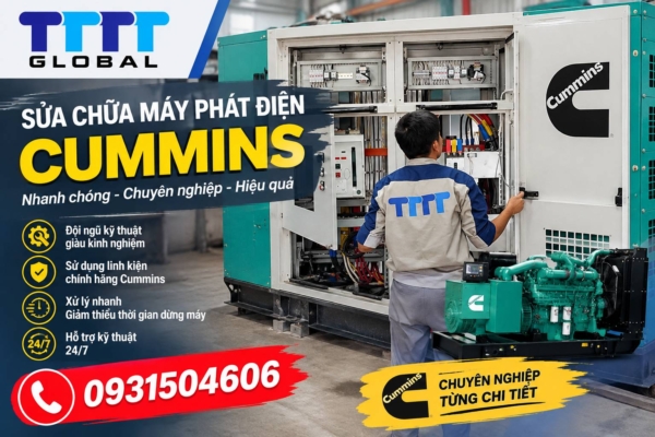 Sửa chữa máy phát điện Cummins